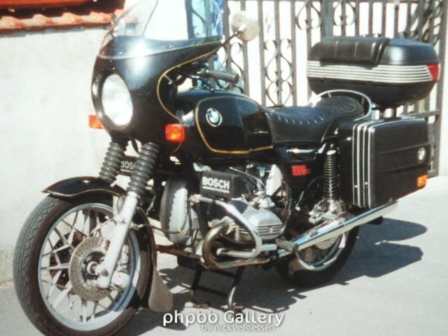 bmw R100/7 avec tete de fourche de R 90 s