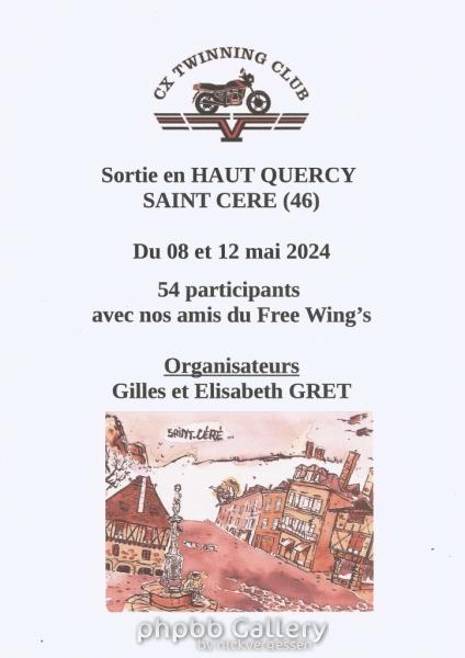 Sortie dans le QUERCY à SAINT CERE